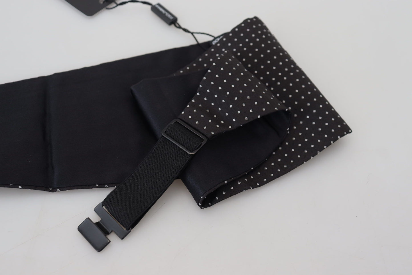 Dolce &amp; Gabbana Elegant Dotted Silk Cummerbund