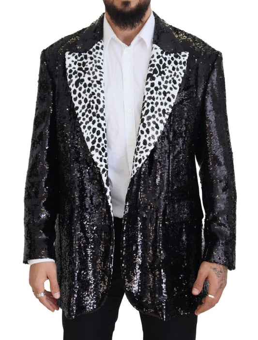 Dolce & Gabbana Eleganter schwarzer einreihiger Blazer