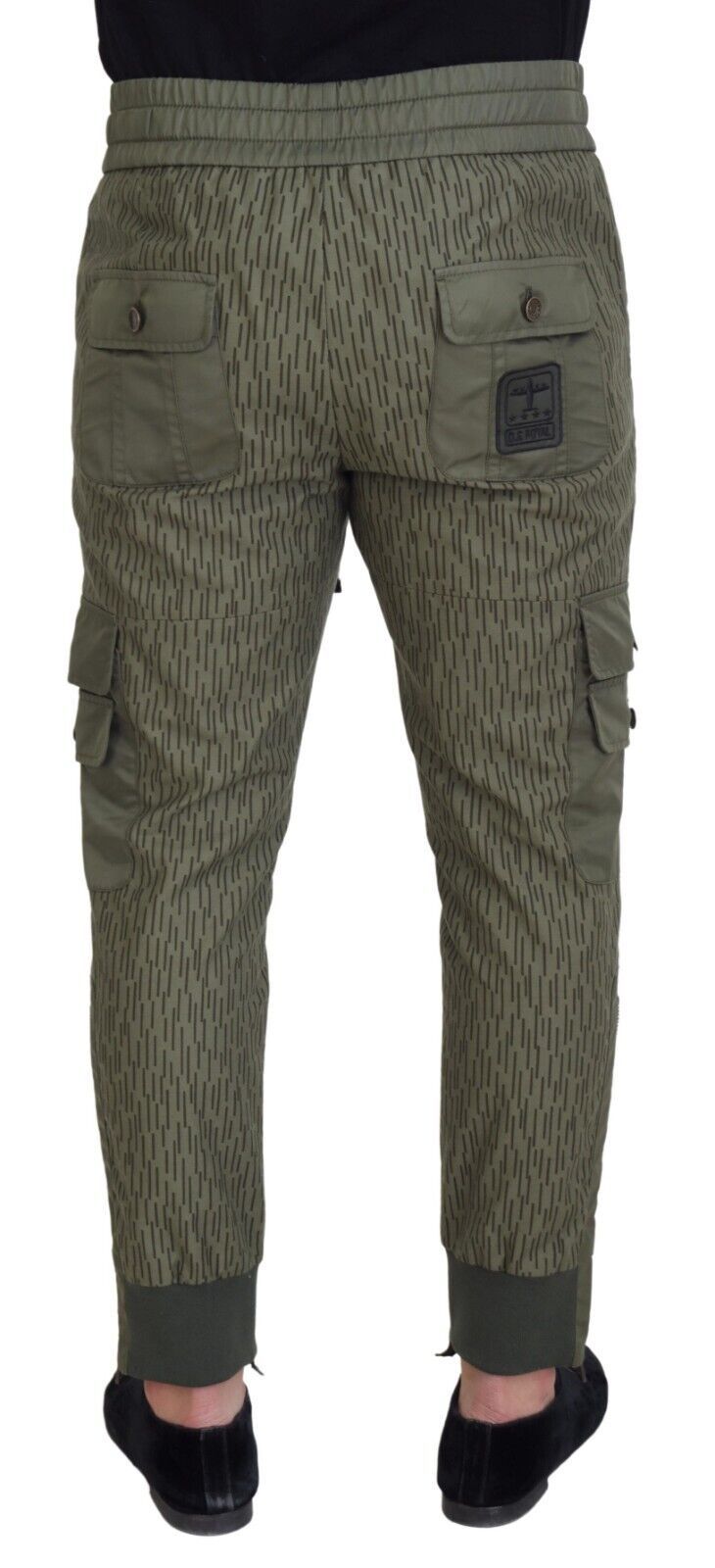 Dolce &amp; Gabbana Elegant green cotton blend trousers