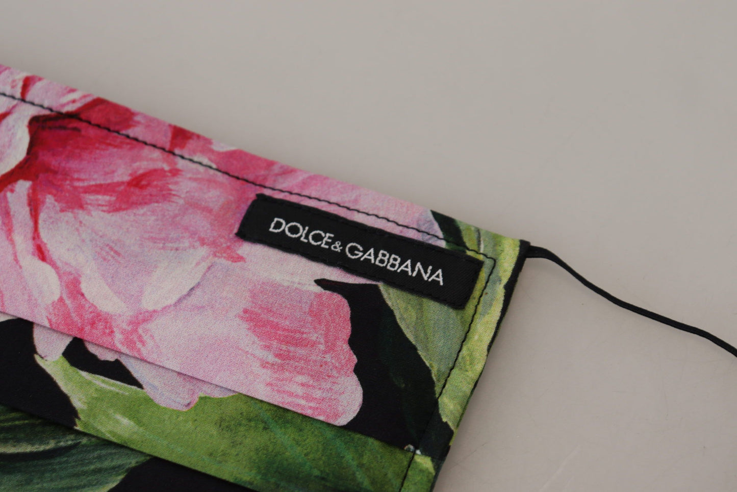 Dolce &amp; Gabbana Chic Floral Cotton Face Mask