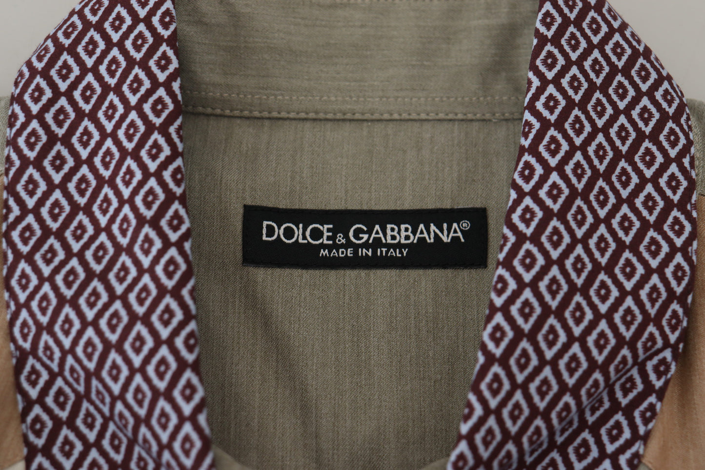 Dolce &amp; Gabbana Elegant monivärinen Slim Fit rento paita