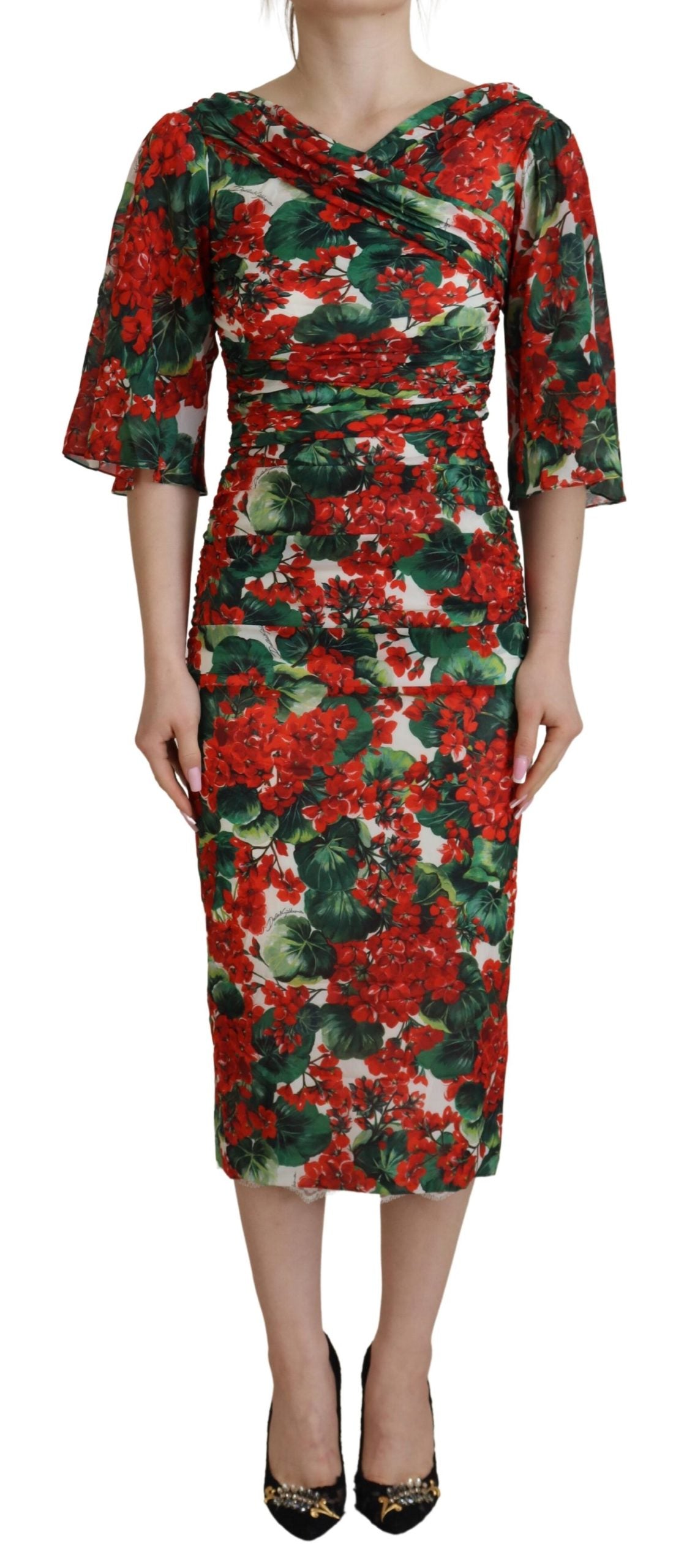 Dolce &amp; Gabbana Charming floral print sheath dress