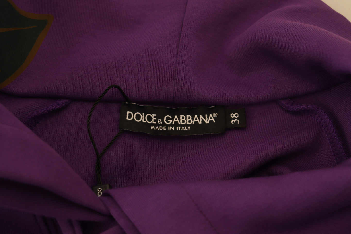 Dolce & Gabbana Eleganter lila geblümter Pullover