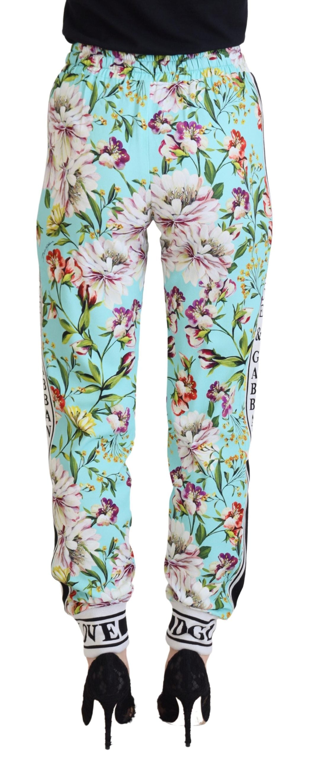 Dolce & Gabbana Elegante Multicolor-Viskose-Hose