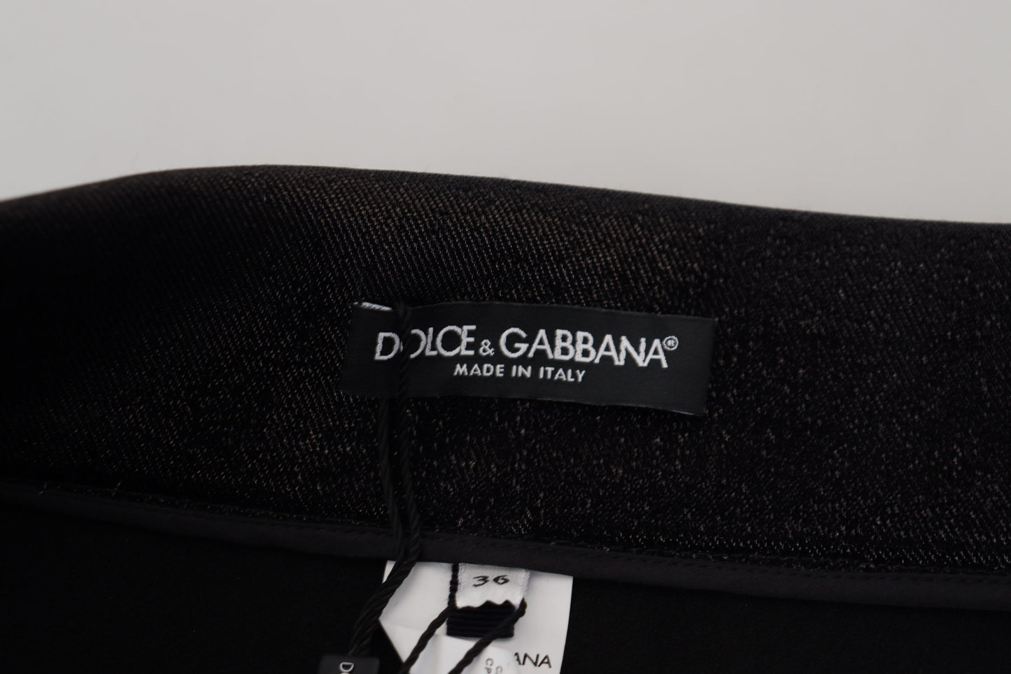 Dolce &amp; Gabbana Elegant Black Denim Pants - Räätälöity istuvuus