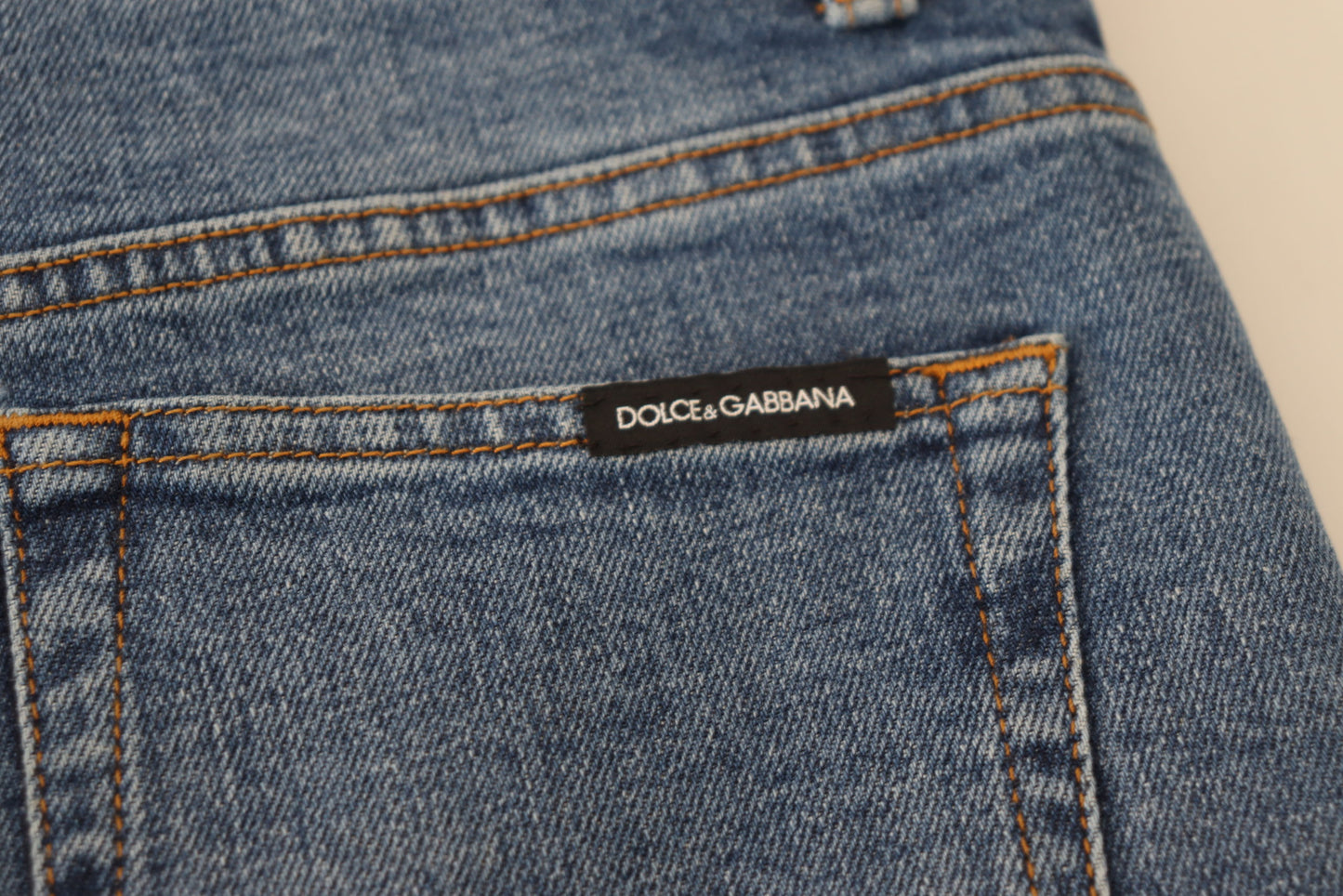 Dolce & Gabbana Schicke blaue Denim-Hose - Eleganz trifft auf Komfort