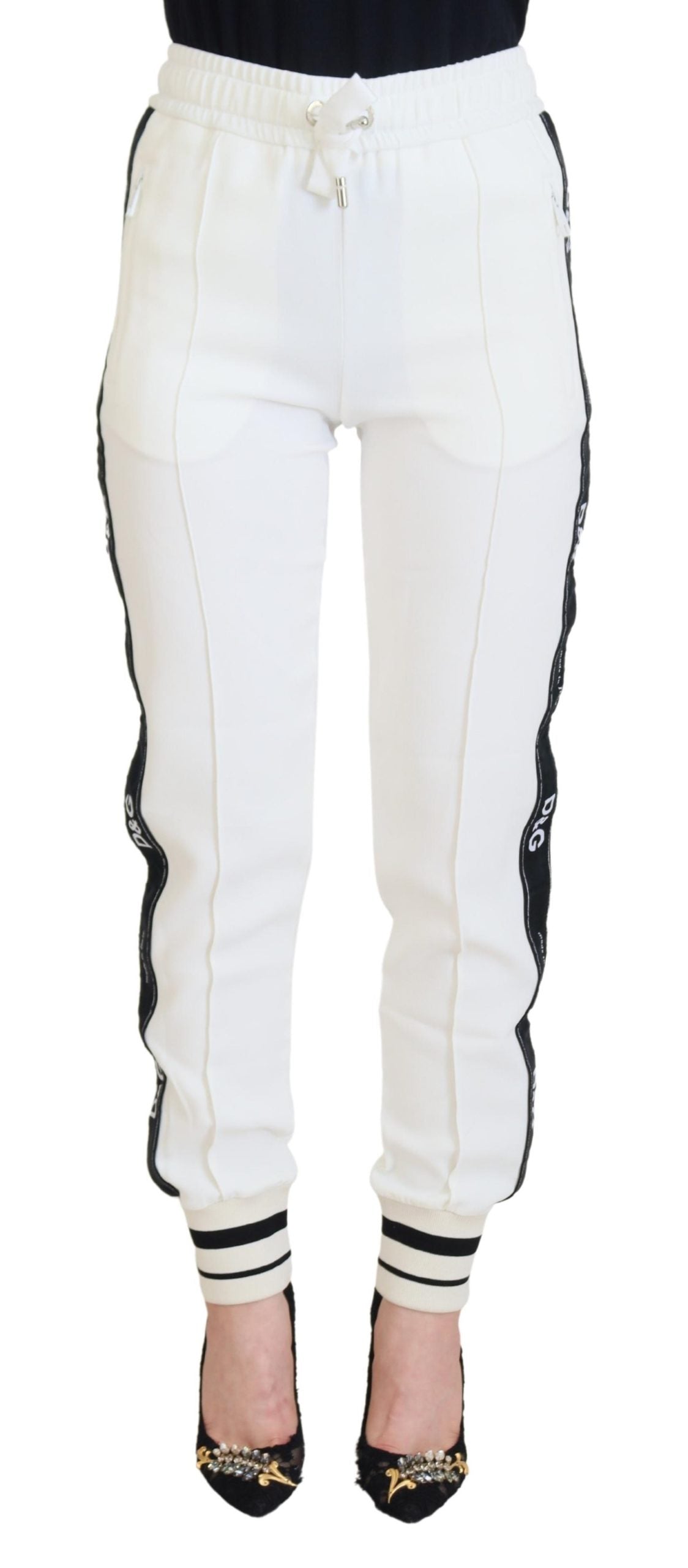 Dolce &amp; Gabbana Chic white sweatpants for superior comfort