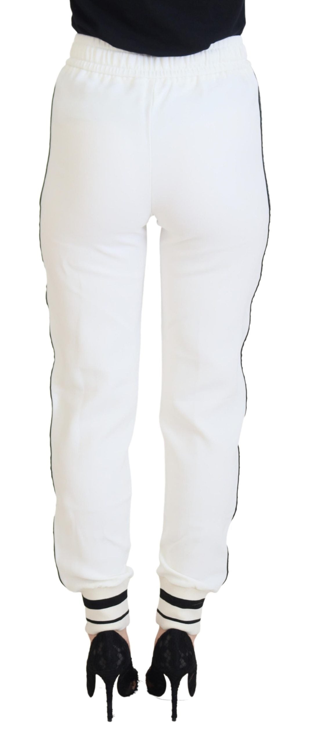 Dolce &amp; Gabbana Chic white sweatpants for superior comfort