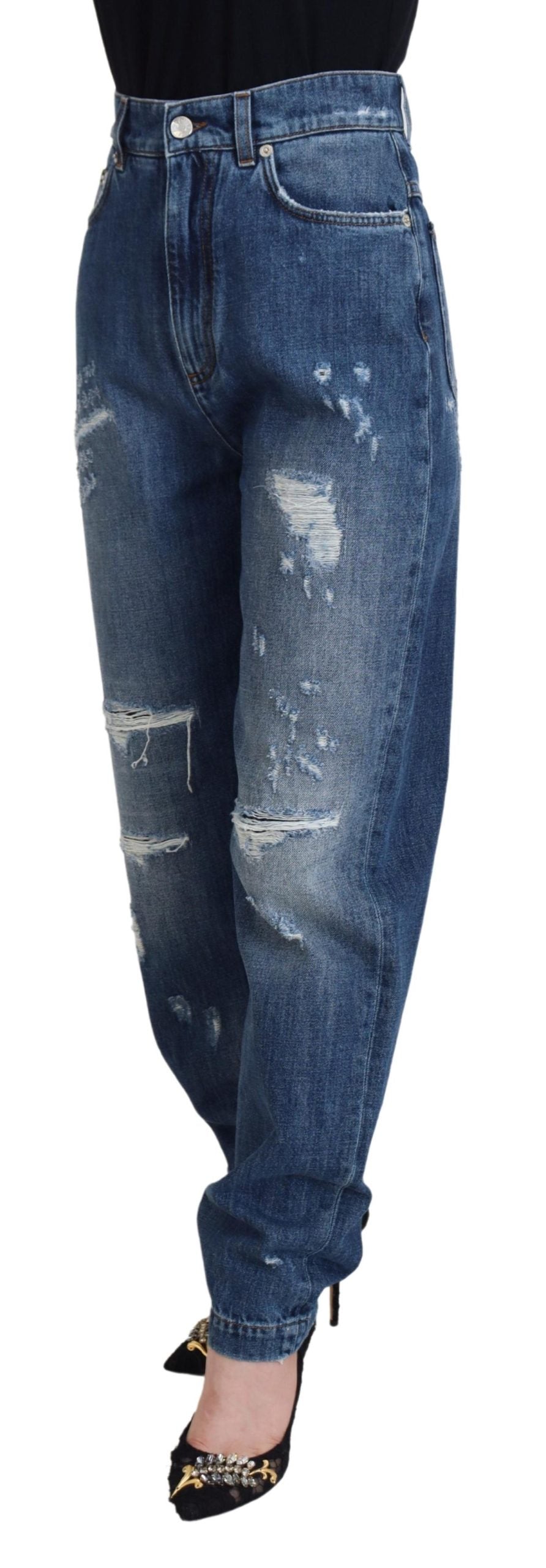 Dolce &amp; Gabbana Elegant ripped denim jeans