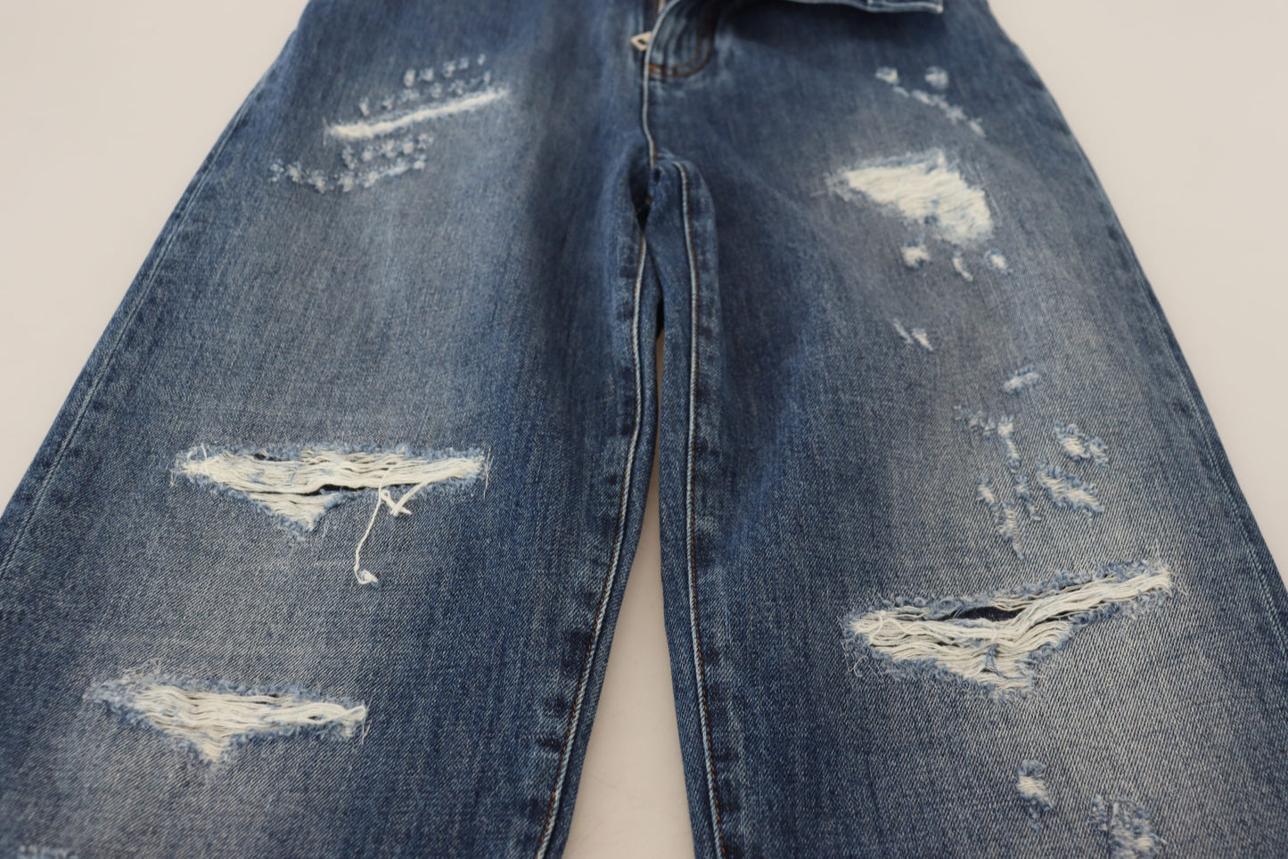 Dolce &amp; Gabbana Elegant ripped denim jeans