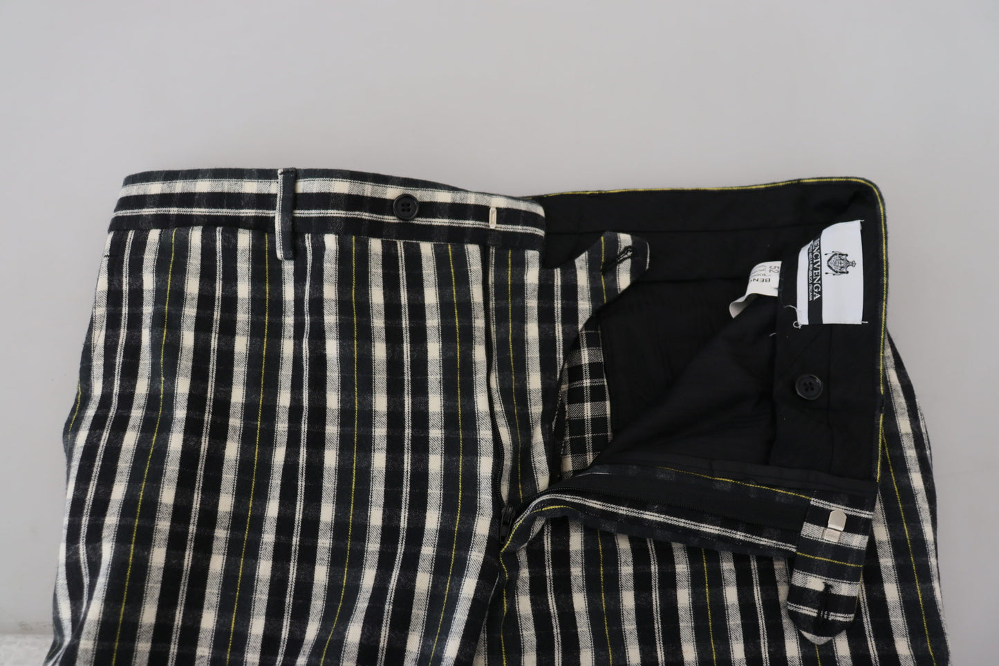 Elegant black and white BENCIVENGA trousers