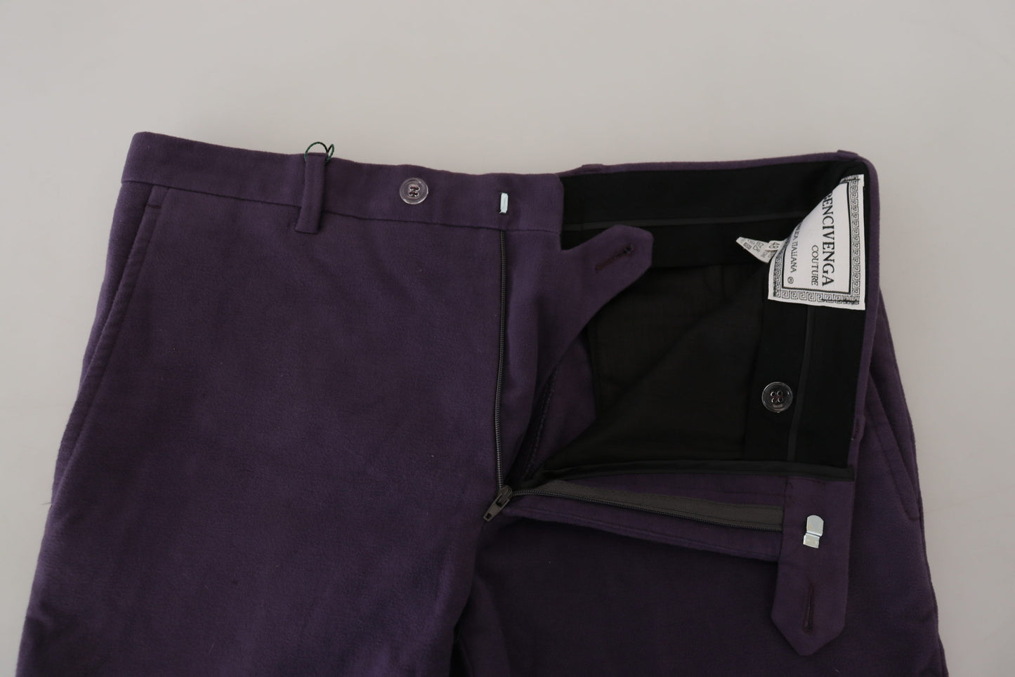 BENCIVENGA Elegant purple cotton trousers