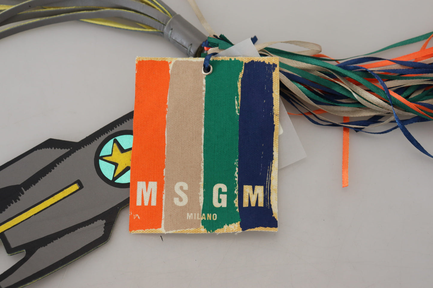 MSGM Chic Multicolor Keyring &amp; Bag Charm