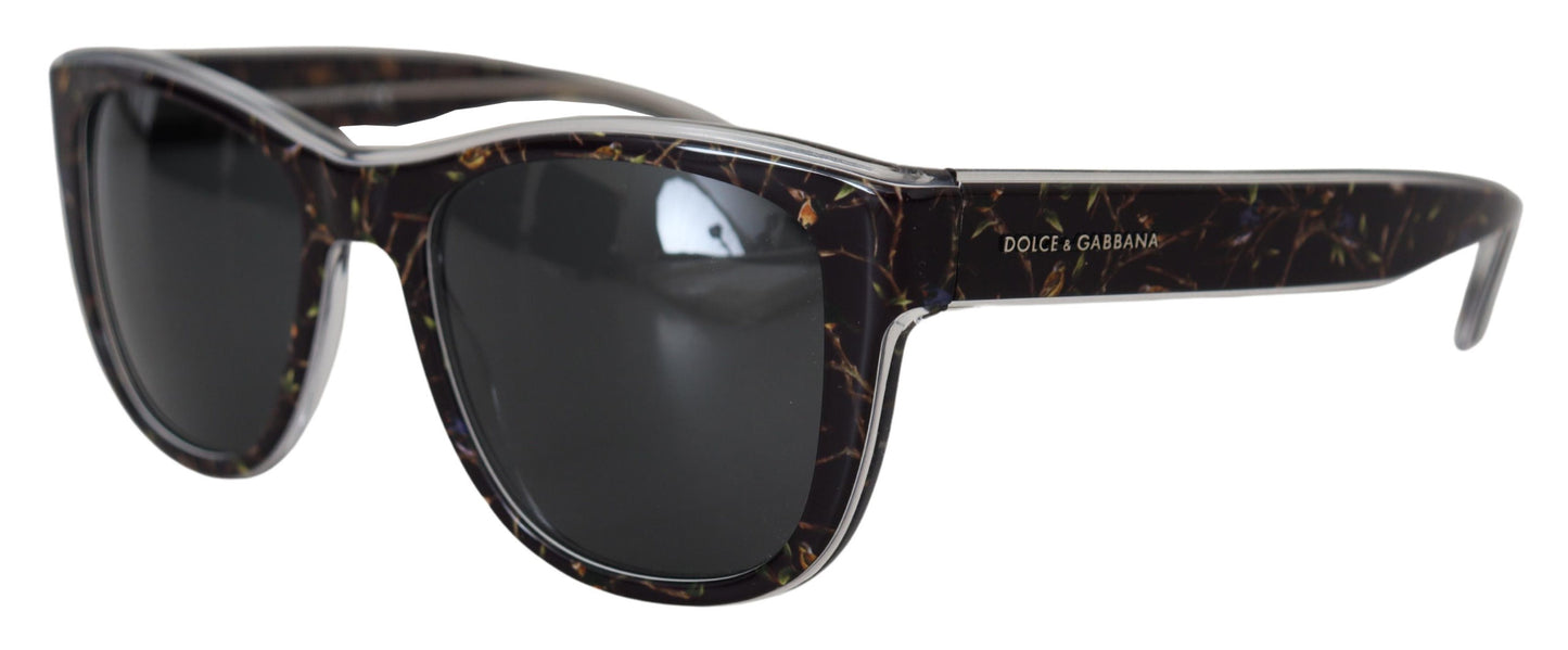 Dolce &amp; Gabbana Elegant Black Acetate -aurinkolasit naisille