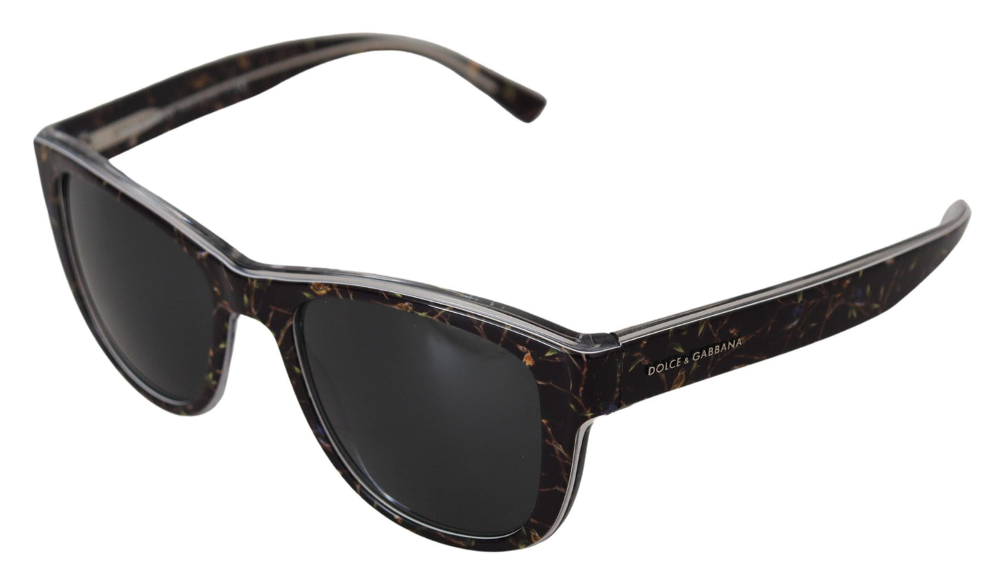 Dolce &amp; Gabbana Elegant Black Acetate -aurinkolasit naisille