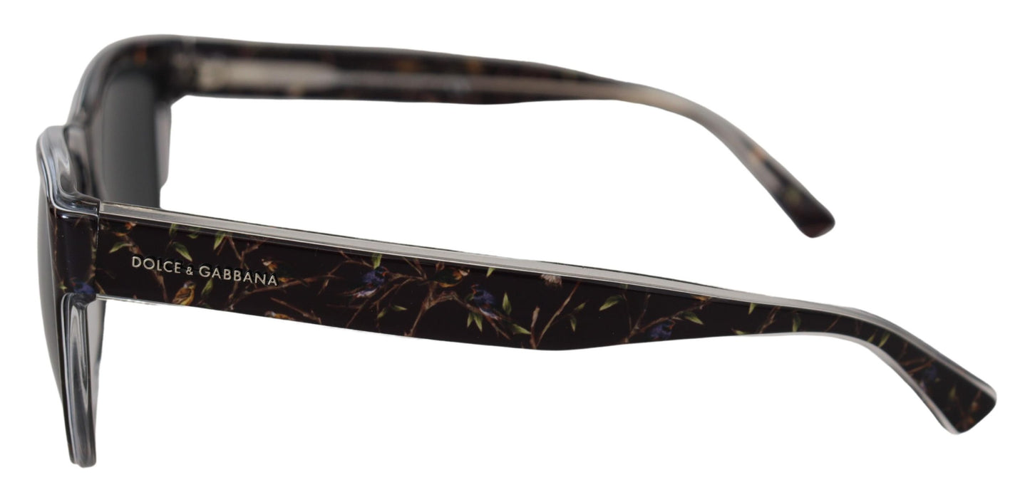 Dolce &amp; Gabbana Elegant Black Acetate -aurinkolasit naisille