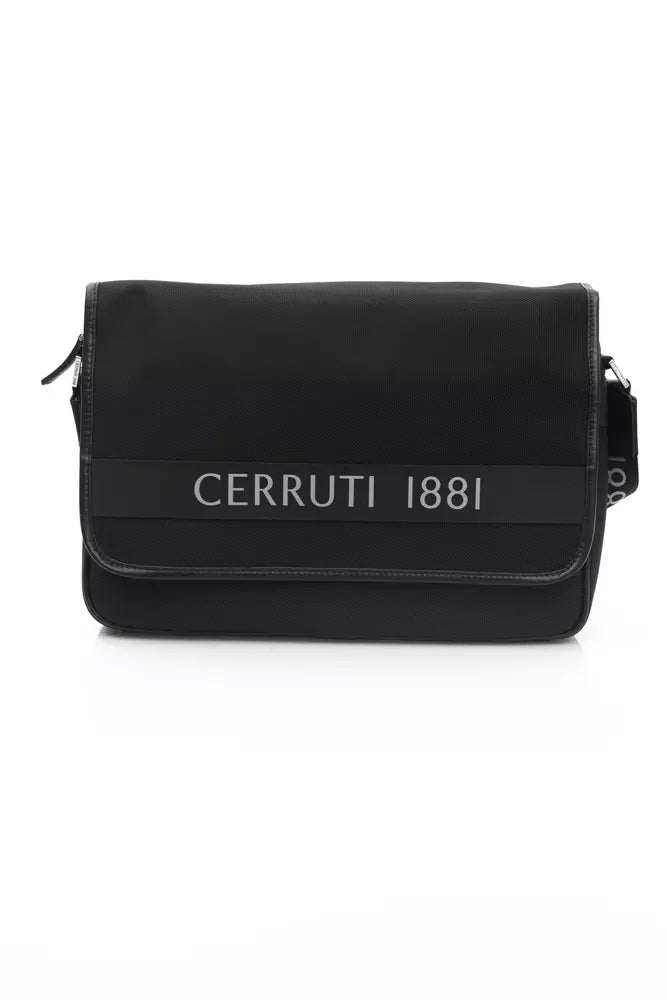 Cerruti 1881 musta nylon miesten matkalaukku