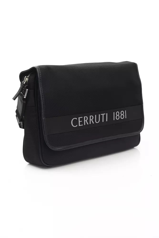 Cerruti 1881 musta nylon miesten matkalaukku