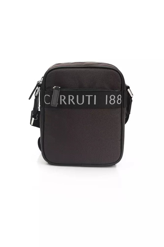 Cerruti 1881 Braunes Nylon Herren Messenger Bag