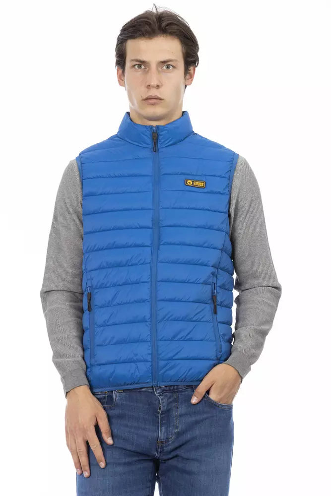 Ciesse Outdoor Blaue Polyester Herrenjacke ohne Ärmel