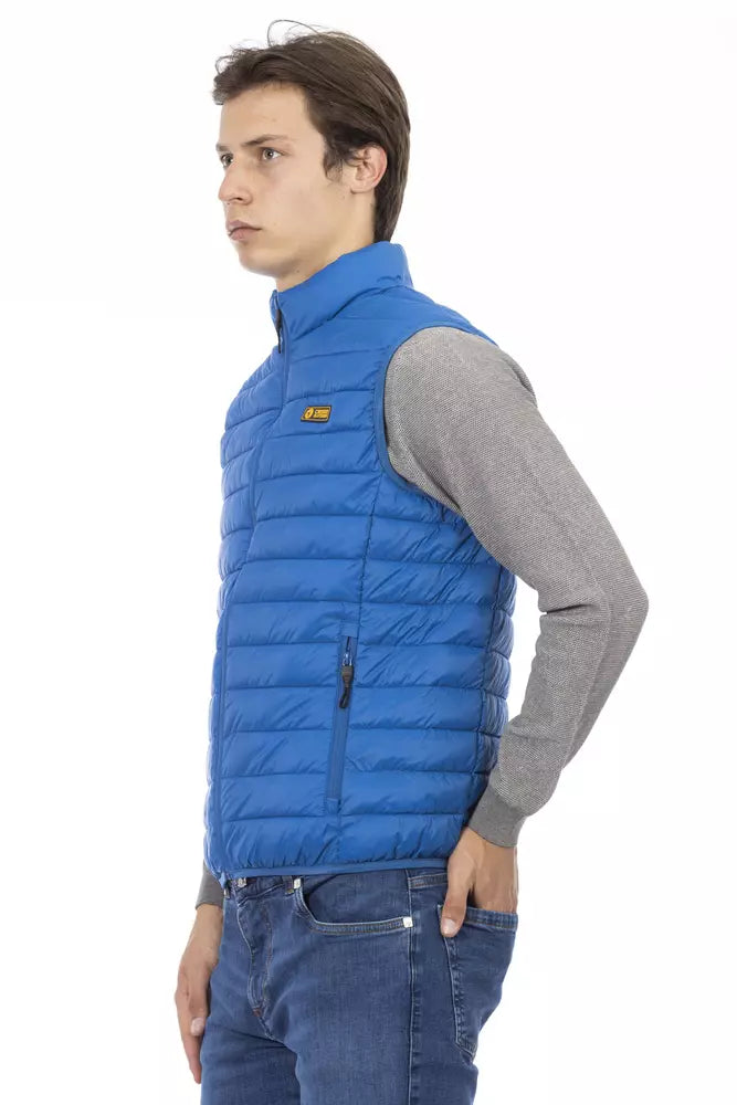 Ciesse Outdoor Blaue Polyester Herrenjacke ohne Ärmel