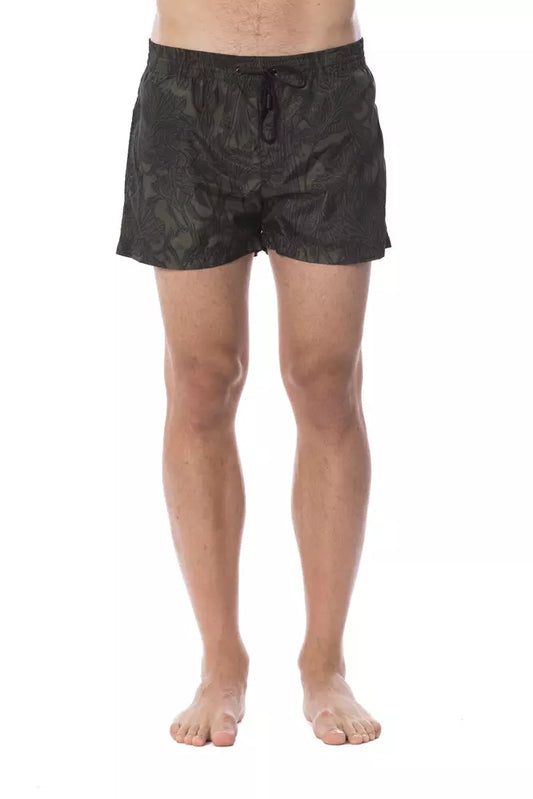 Roberto Cavalli Sport Armee Polyester Herren Badehose