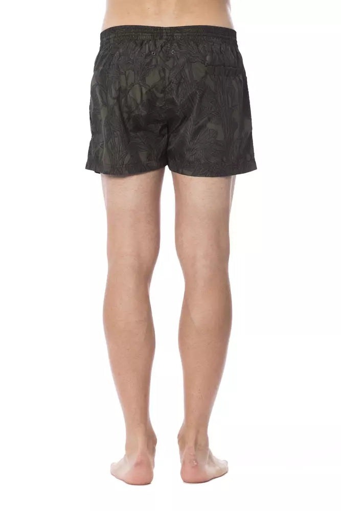 Roberto Cavalli Sport Armee Polyester Herren Badehose