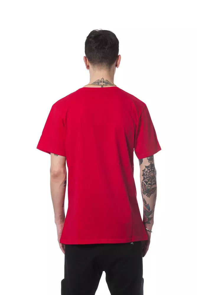 Nicolo Tonetto Red Cotton Men's T-Shirt