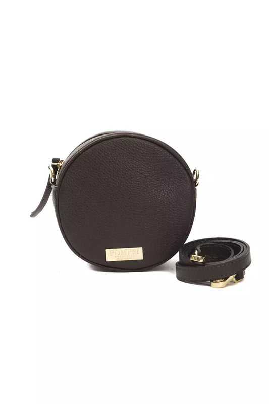 Pompei Donatella Braunes Leder Frauen Crossbody