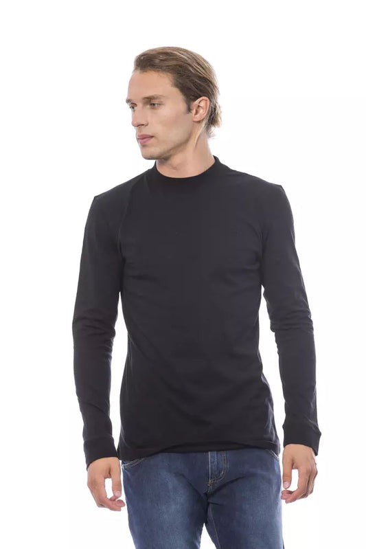 Verri Black Cotton Sweater for Men