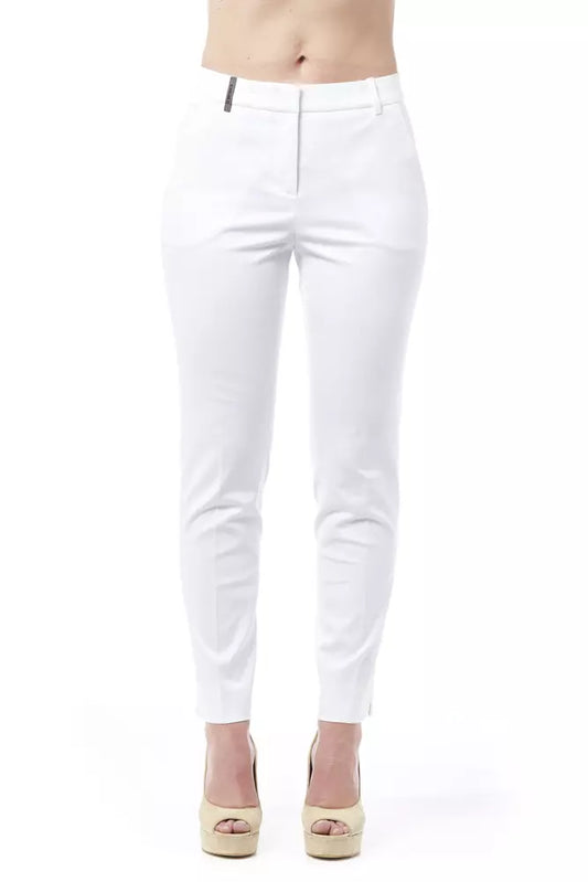 Peserico Chic high-waisted cigarette leg trousers