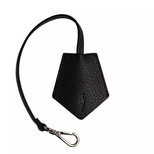 Neil Barrett Black Leather Men's Keychain