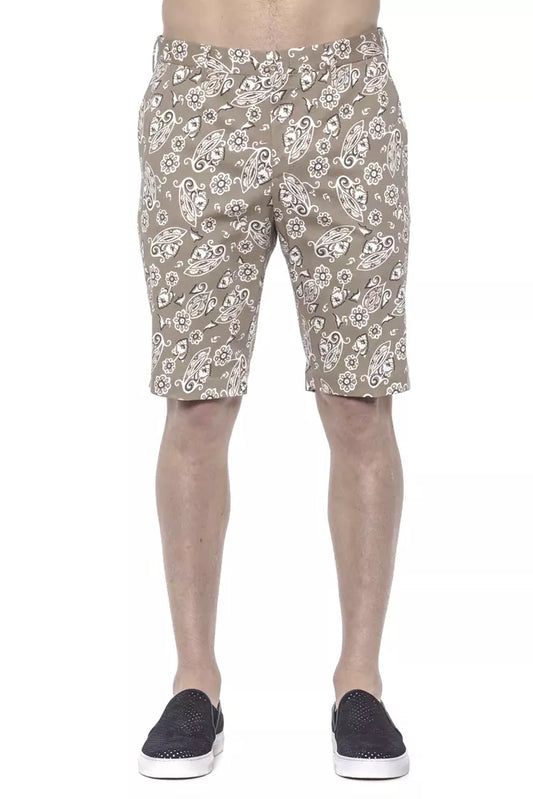 PT Torino Beige Baumwolle Männer Bermuda Short