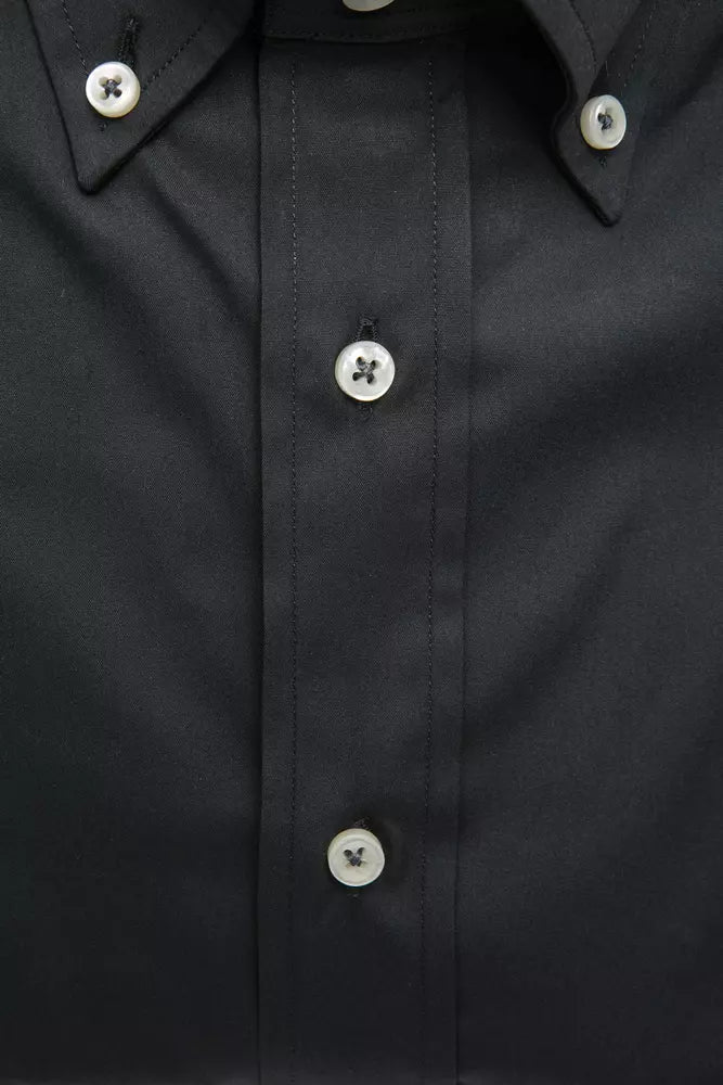 Robert Friedman Gray Cotton Shirt for Men