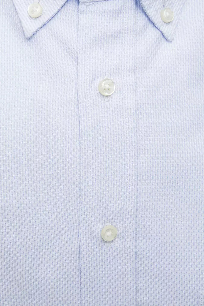 Robert Friedman Light Blue Cotton Shirt for Men