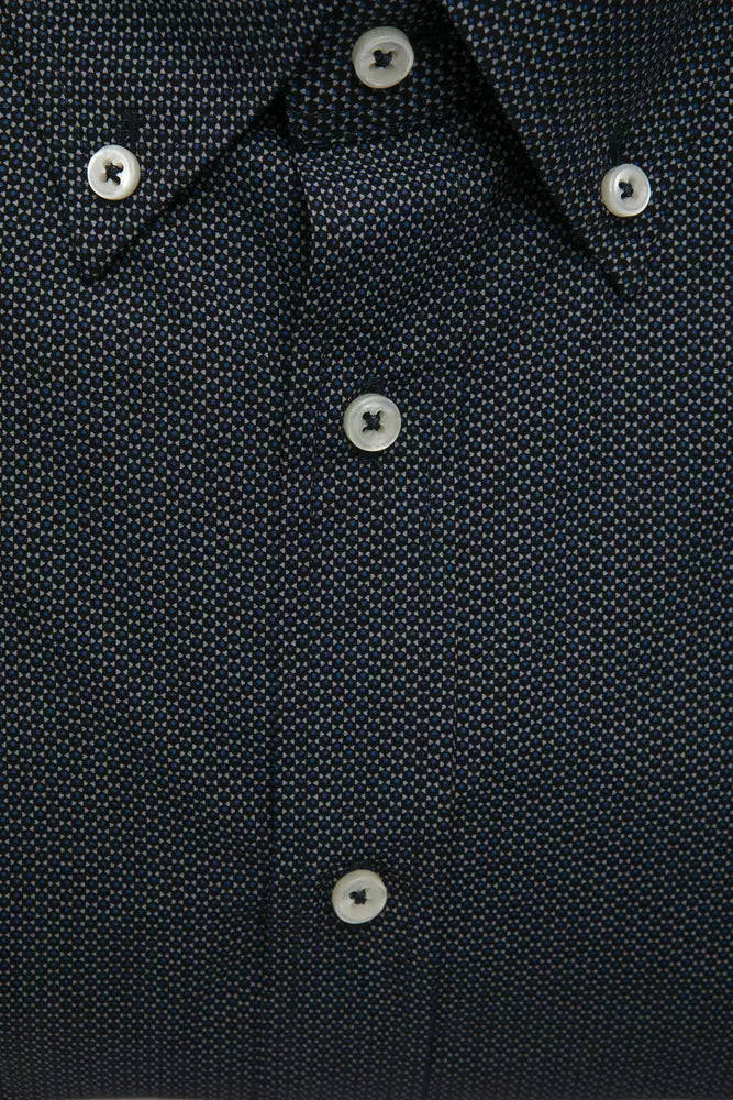 Robert Friedman Black Cotton Shirt for Men