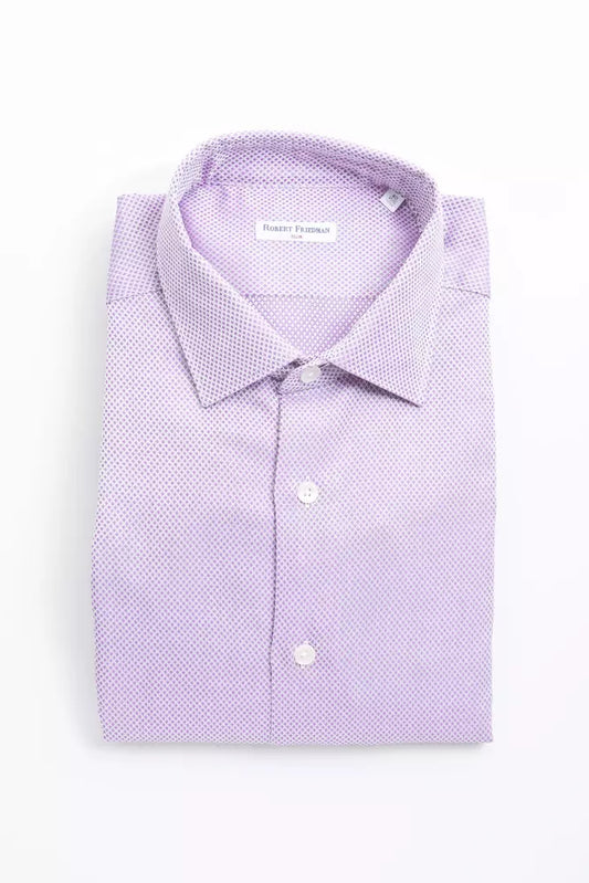 Robert Friedman Multicolor Cotton Men's Shirt