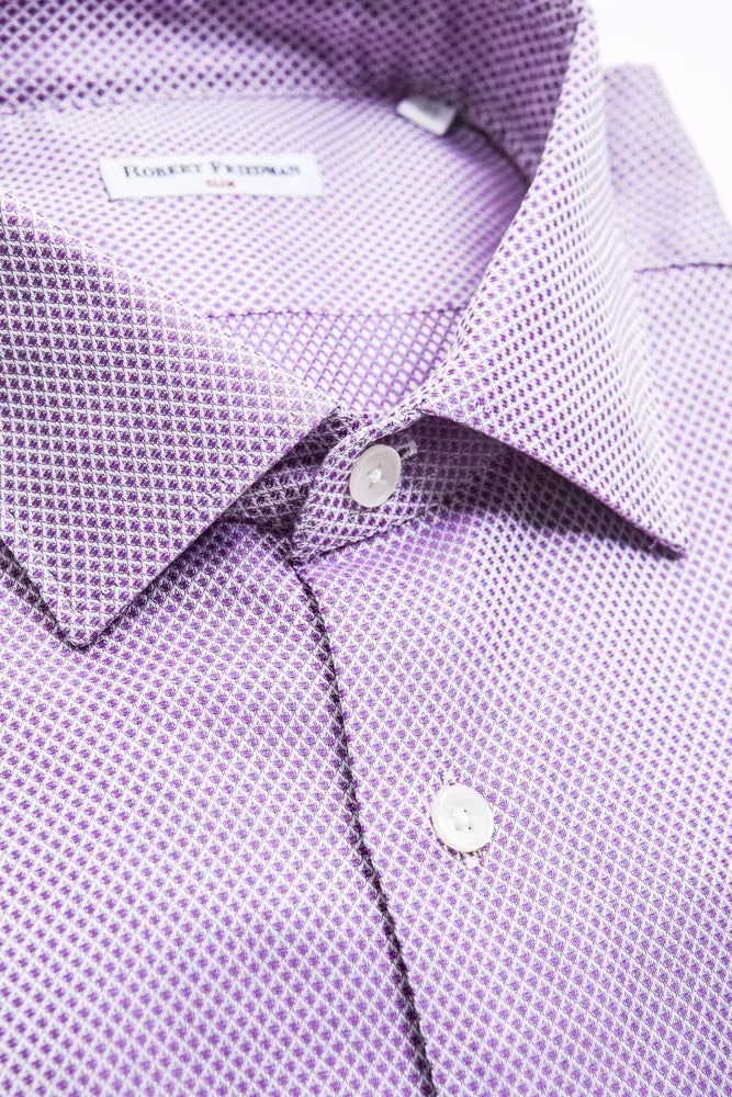 Robert Friedman Multicolor Cotton Men's Shirt