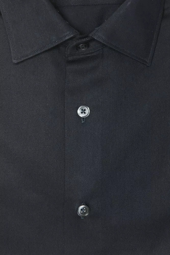 Robert Friedman Black Cotton Shirt for Men