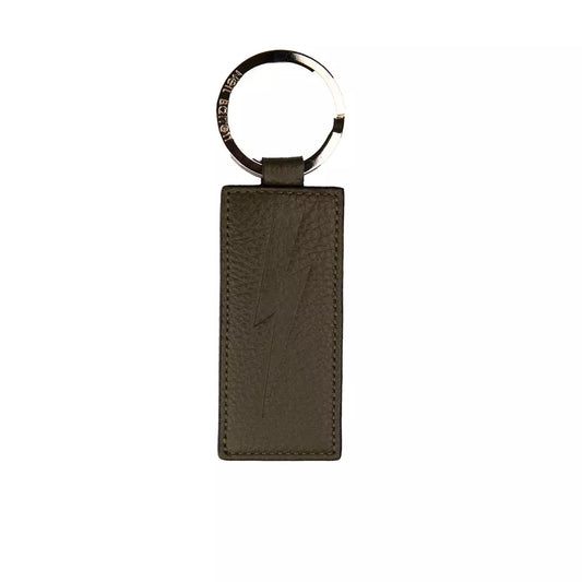 Neil Barrett Green Leather Men's Keychain