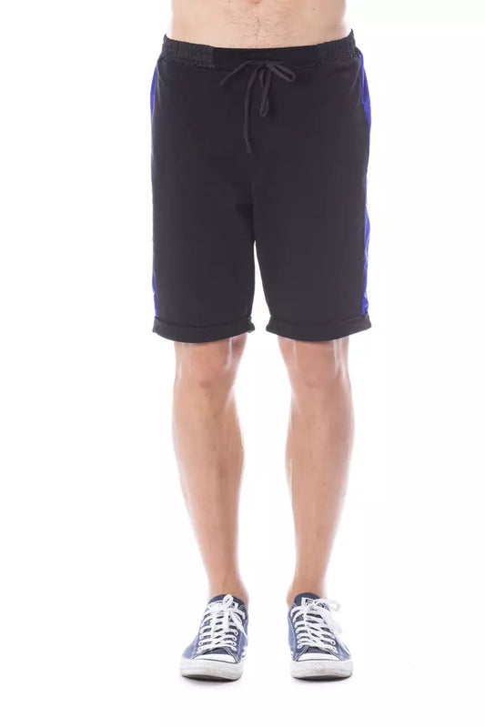 Verri Schwarze Baumwollshorts für Männer