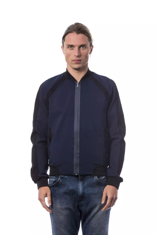 Verri Blue Viscose Sweater for Men