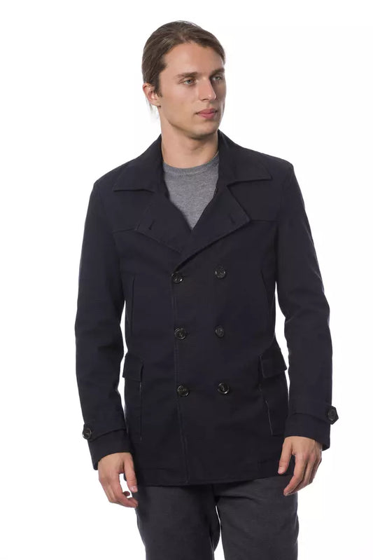 Verri Eleganter doppelreihiger blauer Blazer