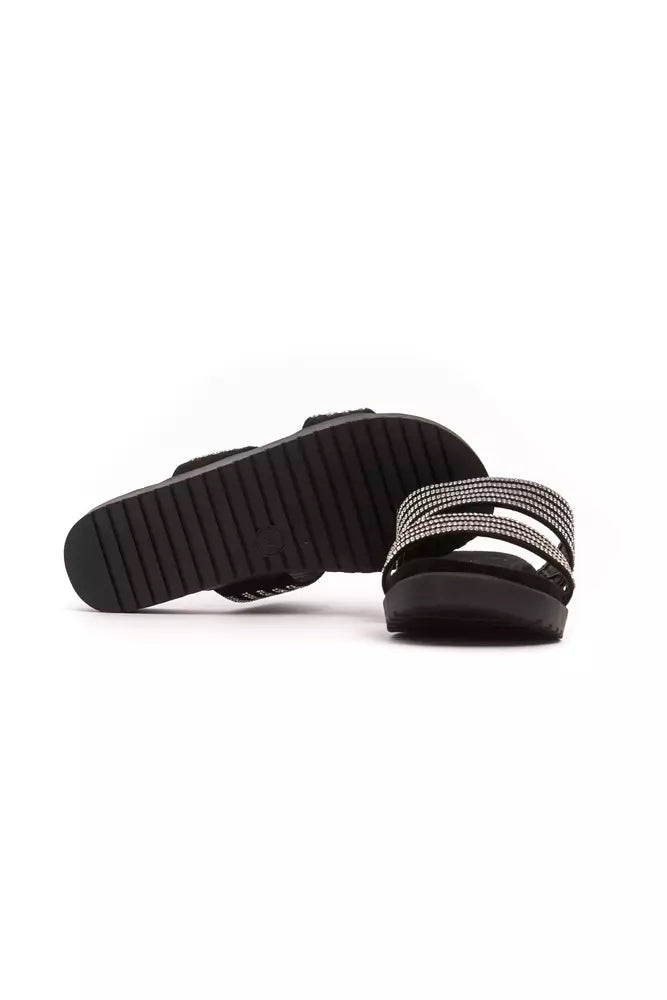 Péché Originel Silver Textile Women's Sandal