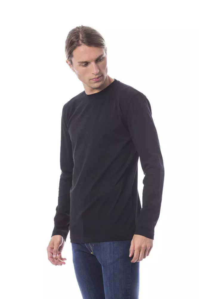 Verri Black Cotton Miesten T-paita