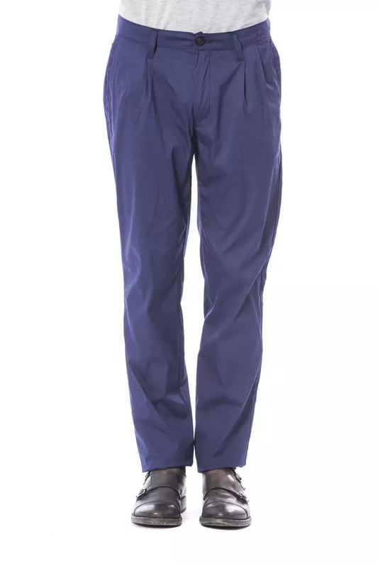 Verri Blaue Baumwolle Herrenhose