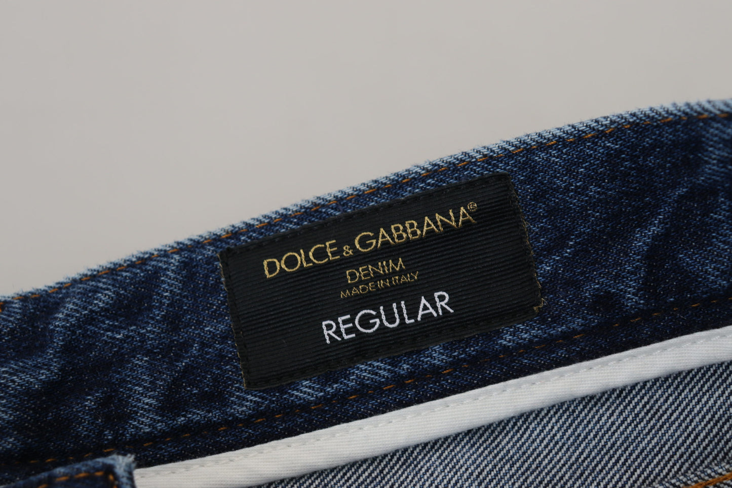 Dolce &amp; Gabbana Chic distressed denim pants for the modern man