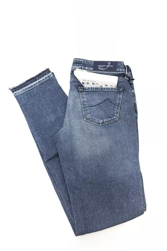 Jacob Cohen Blaue Baumwolle Frauen Jeans