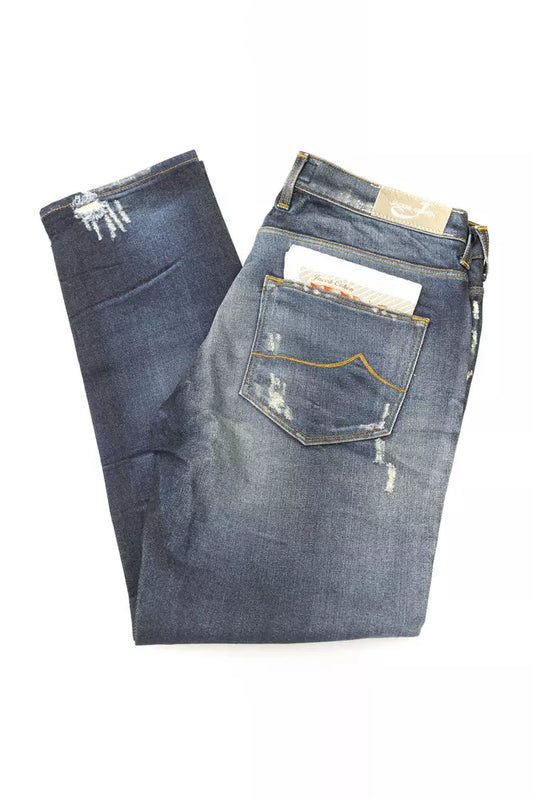 Jacob Cohen Blaue Baumwolle Frauen Jeans