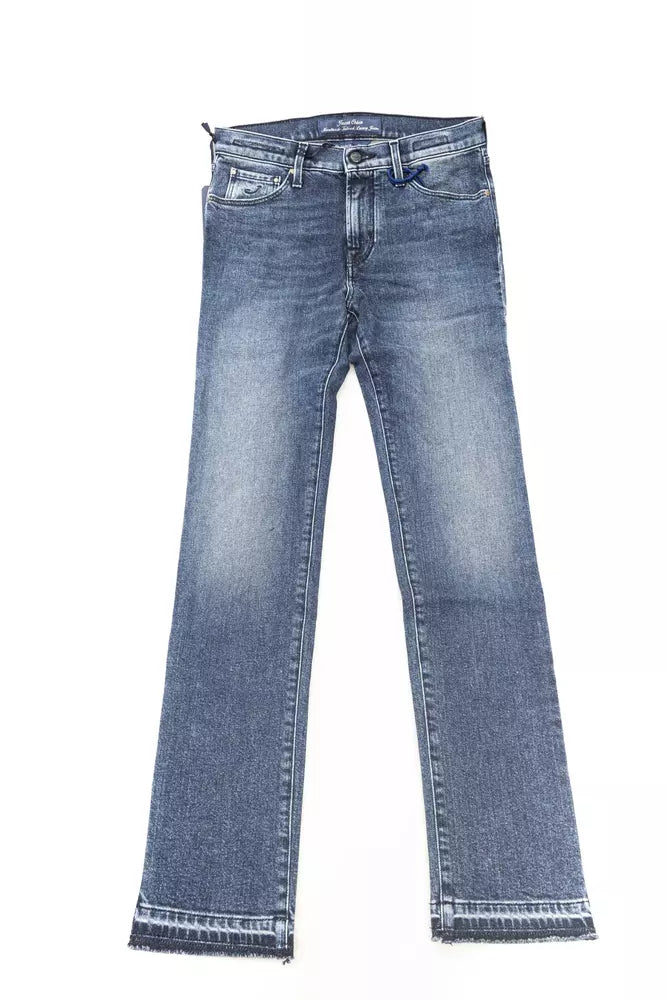 Jacob Cohen Elegant slim-fit fringed jeans